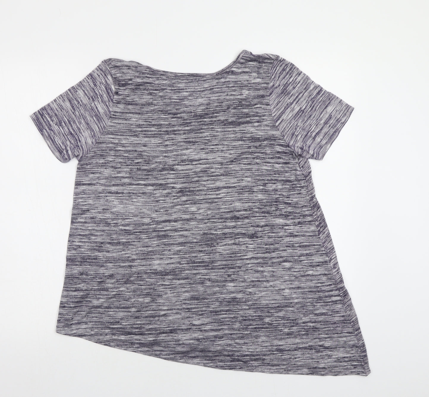 Pep&Co Womens Blue Striped  Basic T-Shirt Size 12