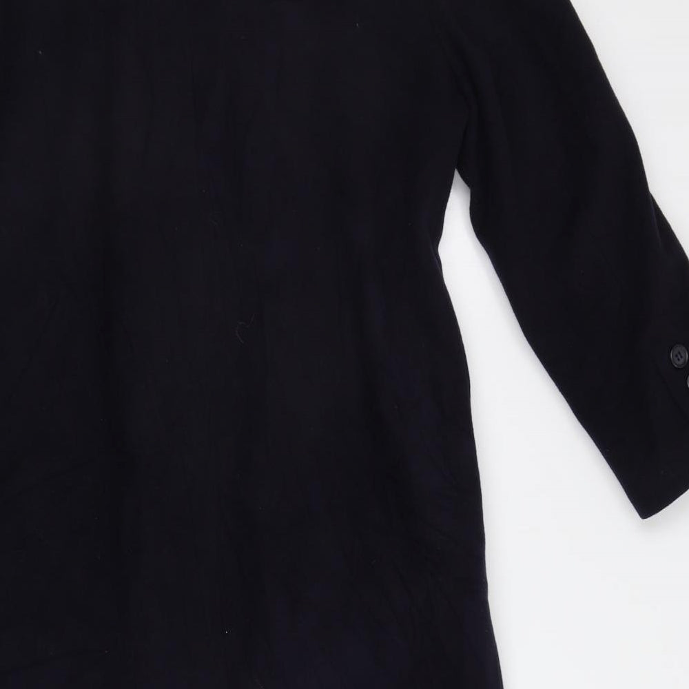 Preworn Mens Blue   Pea Coat Coat Size L