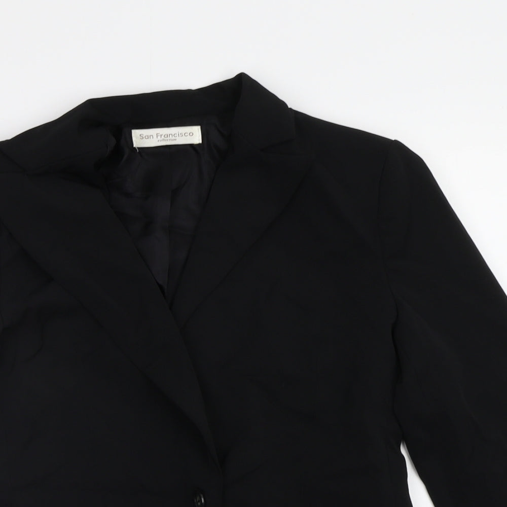 San Fransisco  Womens Black   Jacket Blazer Size 10