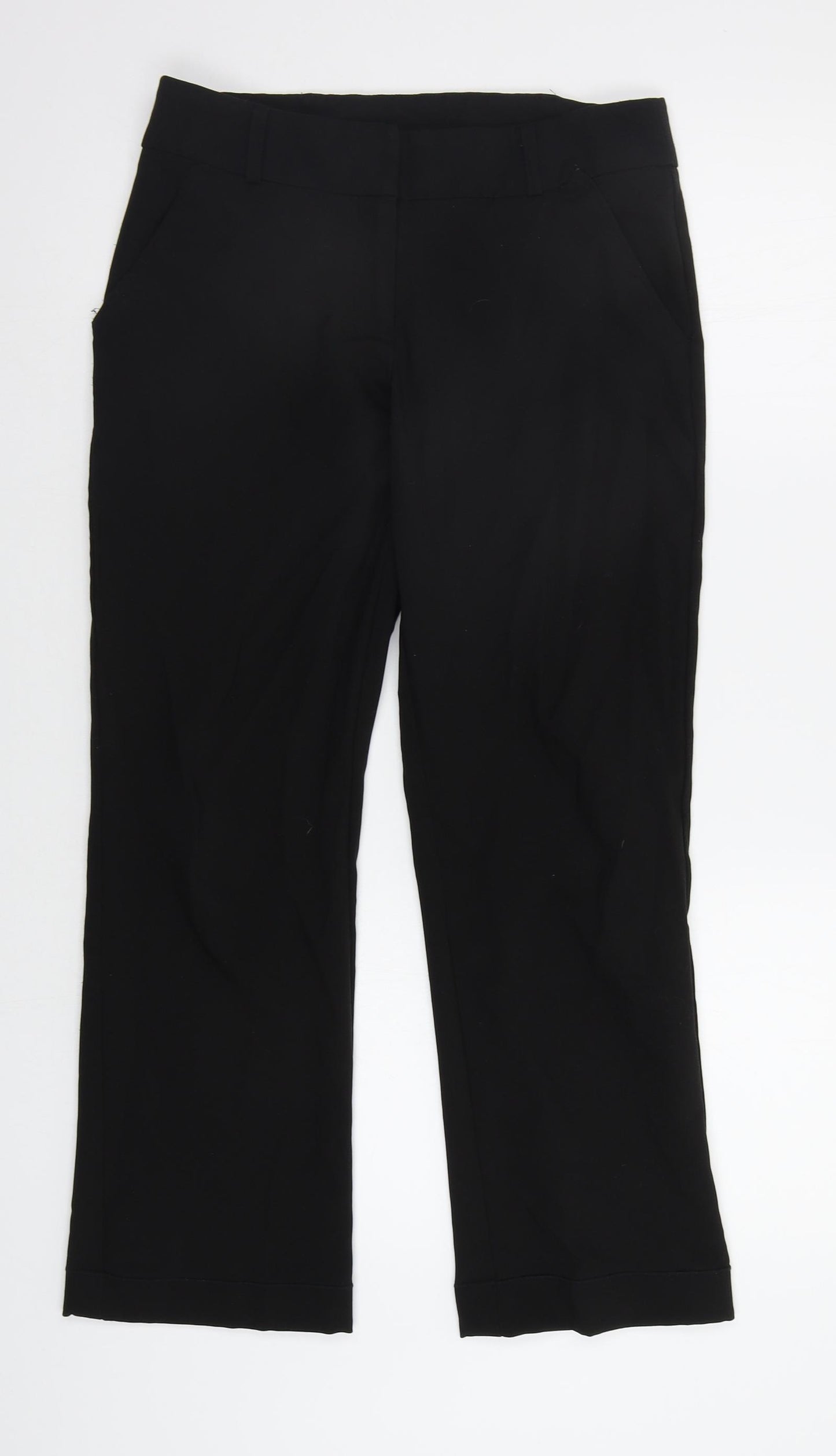 TU Womens Black   Trousers  Size 8 L30 in