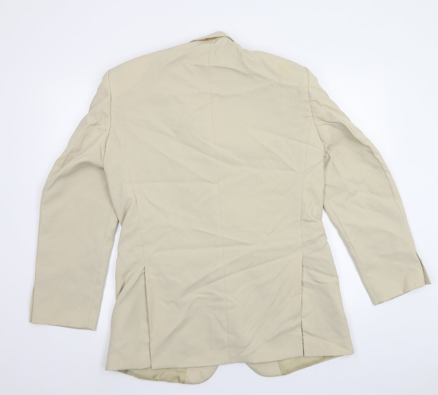 Preworn Mens Beige   Jacket Blazer Size 38