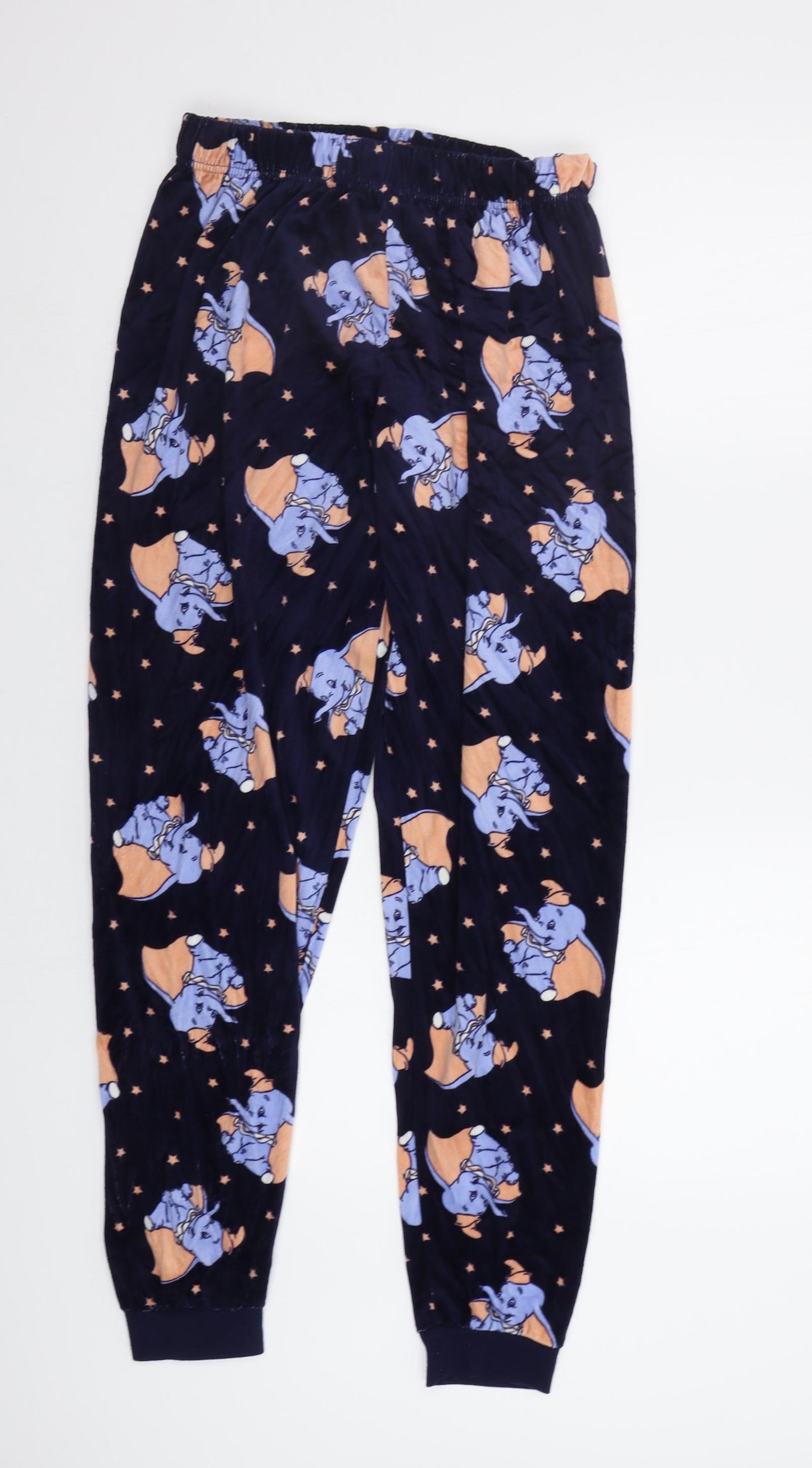 Primark Womens Blue Geometric   Pyjama Pants Size S  - Dumbo