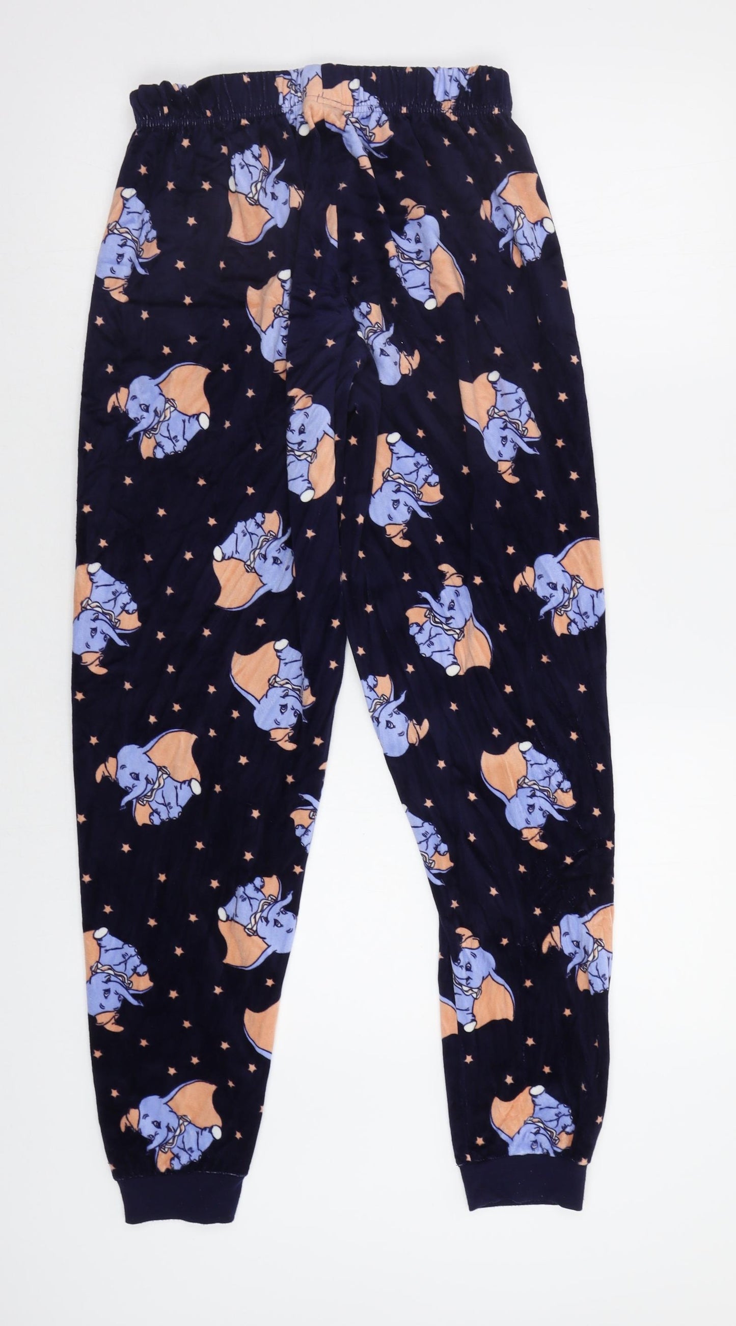 Primark Womens Blue Geometric   Pyjama Pants Size S  - Dumbo