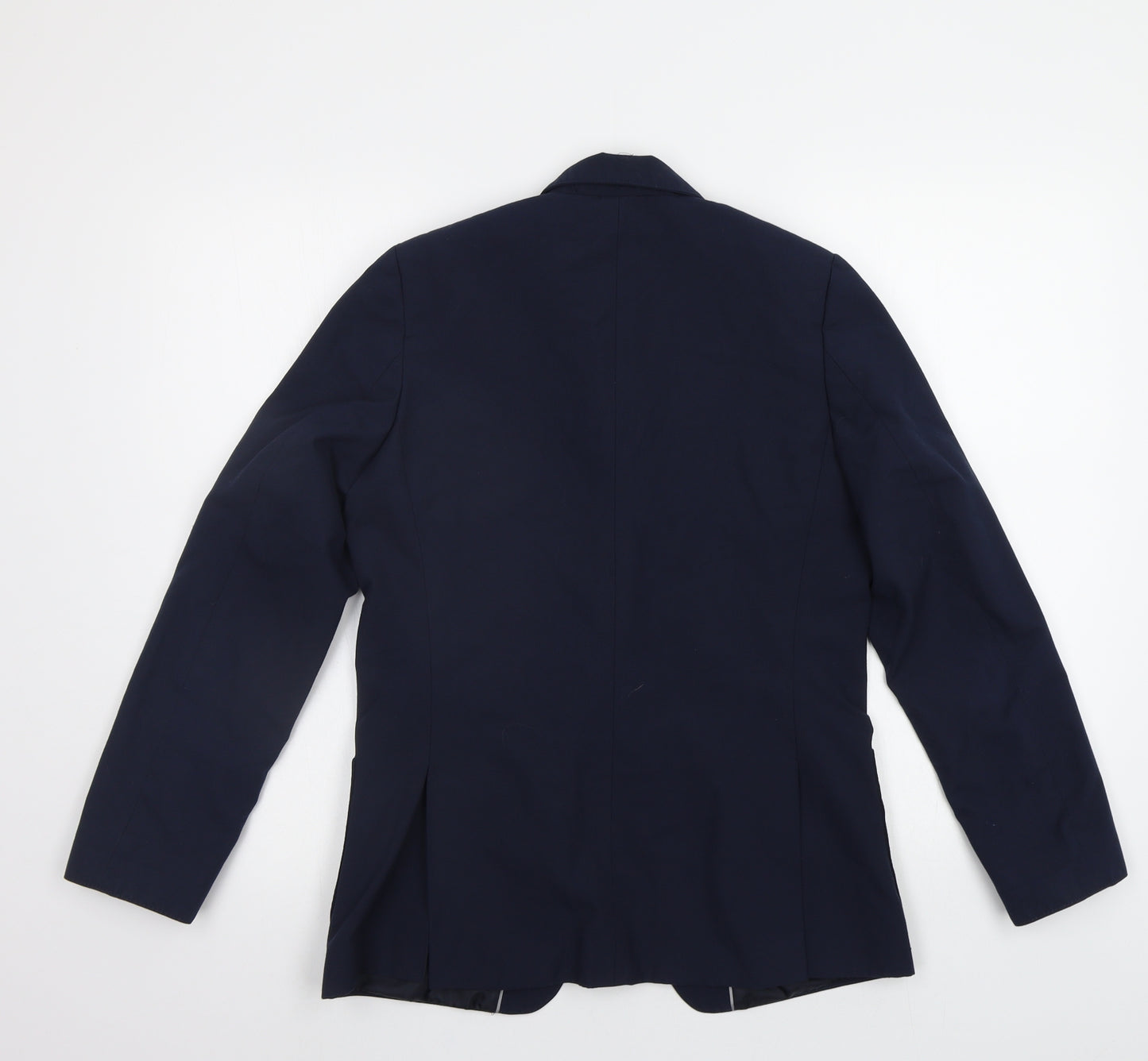 M&S Boys Blue   Jacket Blazer Size 13-14 Years  - School