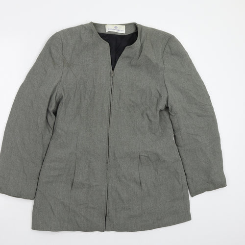 Essentials Womens Grey   Jacket Blazer Size 14