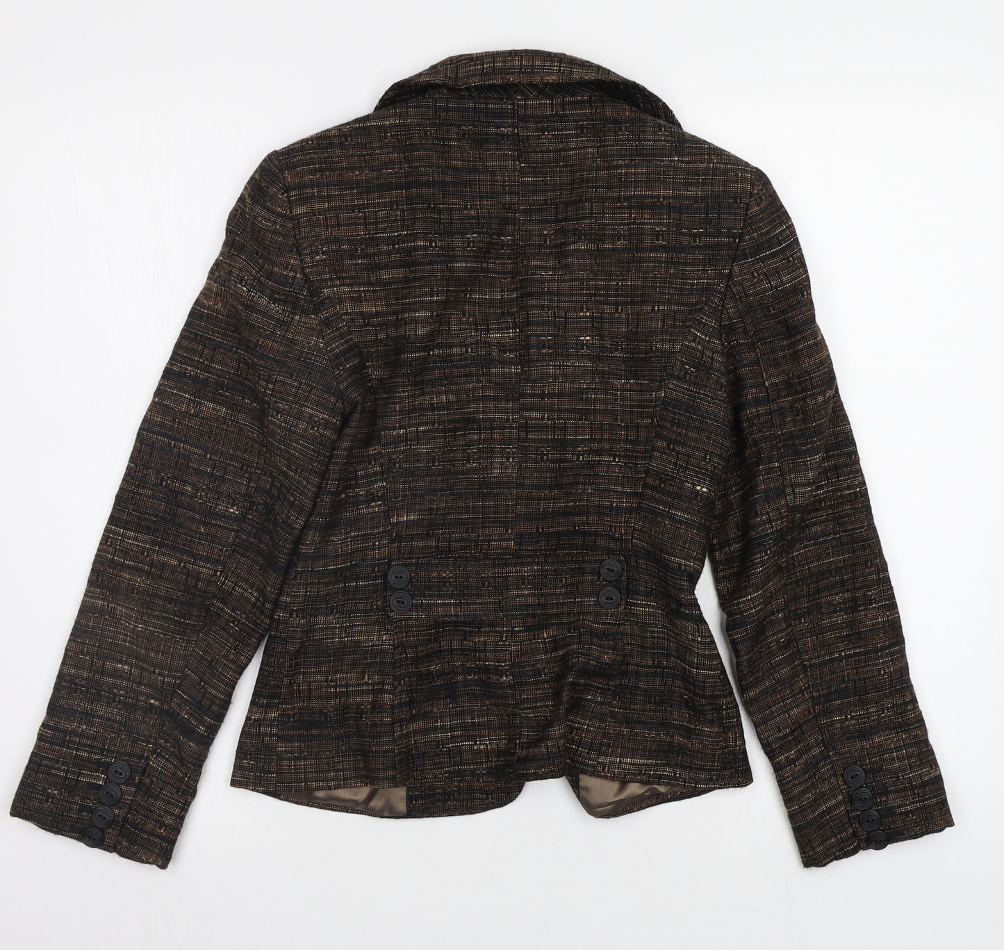 Preworn Womens Brown   Jacket Blazer Size S