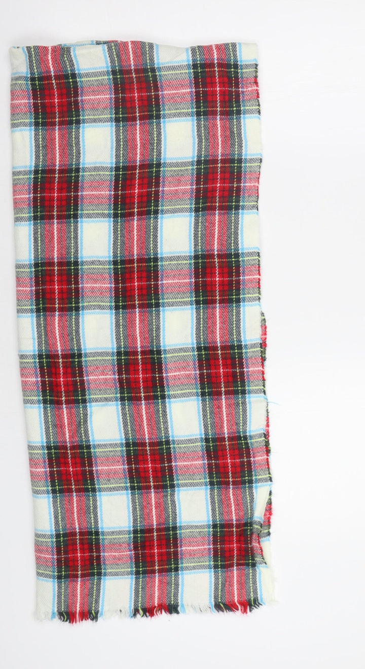 Preworn Womens Multicoloured Check   Shawl/Wrap