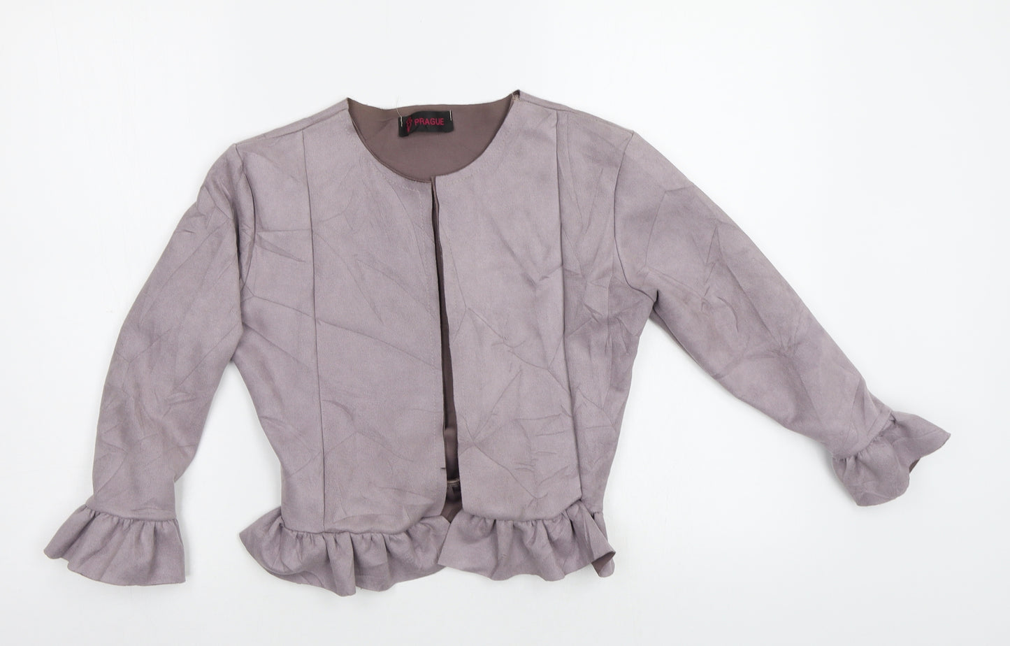 Prague Womens Purple   Jacket Blazer Size S