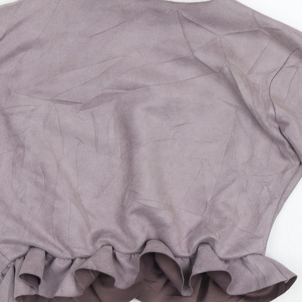 Prague Womens Purple   Jacket Blazer Size S