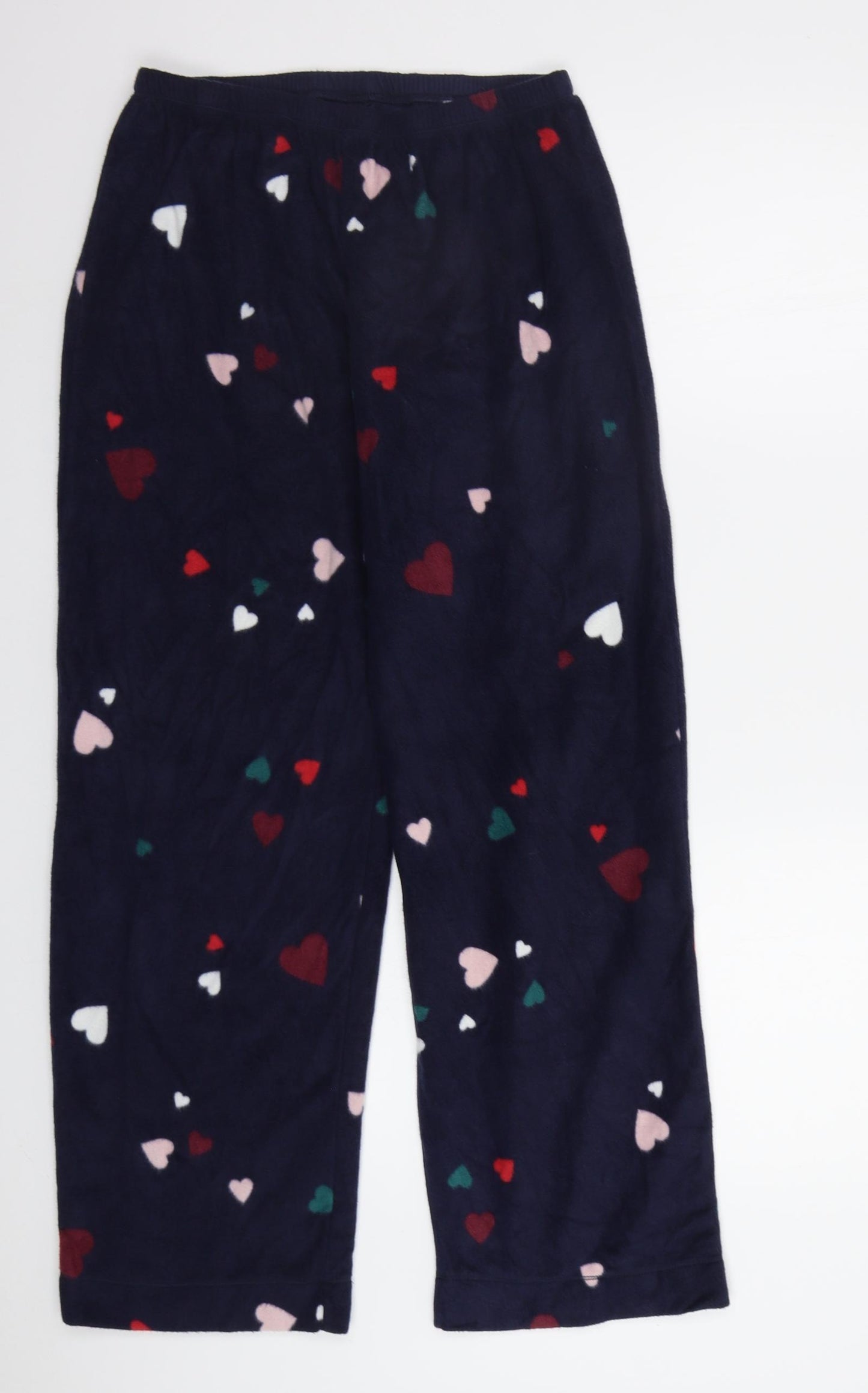 M&S Womens Blue Geometric   Pyjama Pants Size M