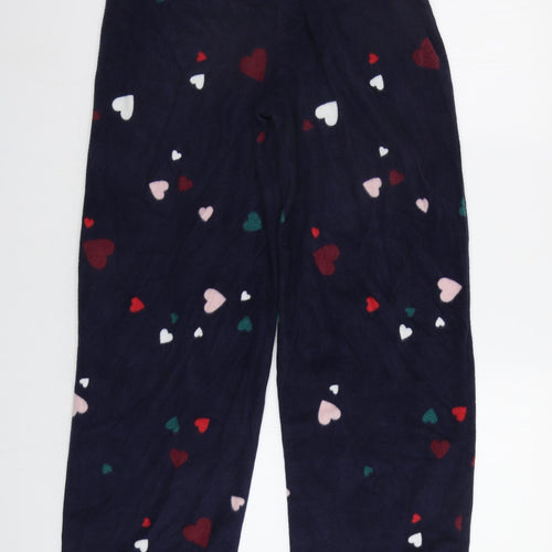 M&S Womens Blue Geometric   Pyjama Pants Size M