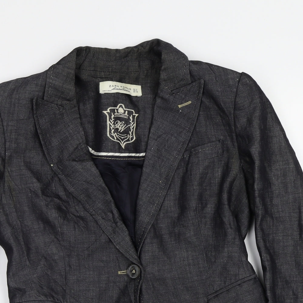 Zara Womens Grey   Jacket Blazer Size M