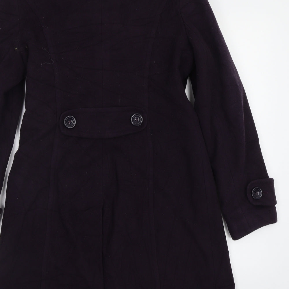 Preworn Womens Purple   Pea Coat Coat Size S