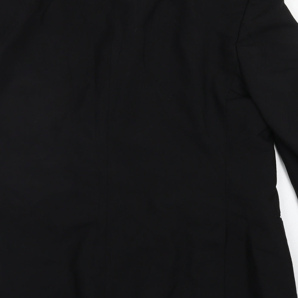 The Label Mens Black   Jacket Blazer Size 42