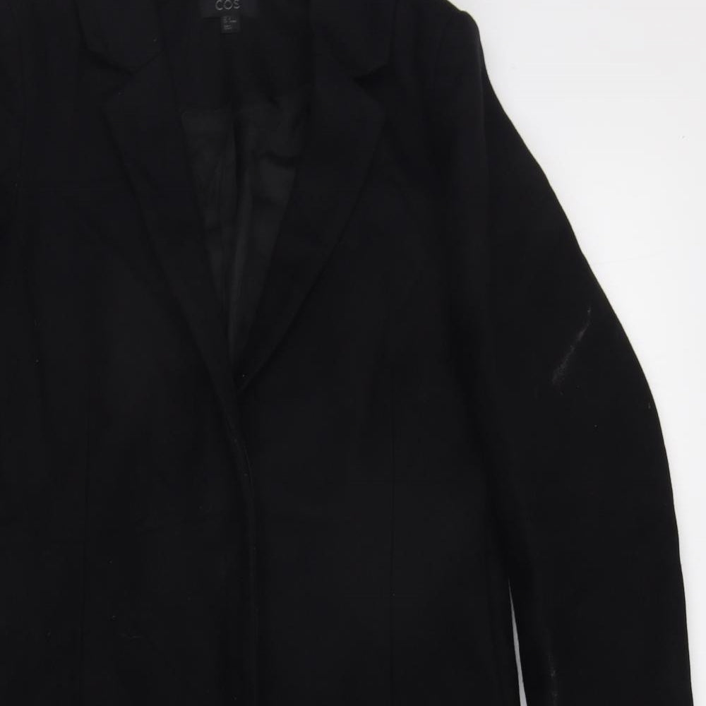 COS Womens Black   Pea Coat Coat Size 6