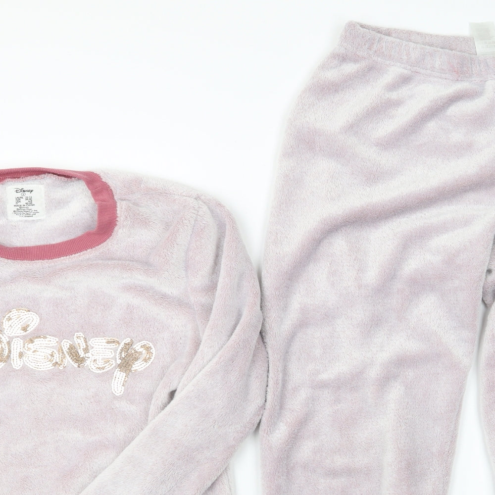 Disney Womens Pink    Pyjama Set Size 10  - Disney Pyjama Set with Logo