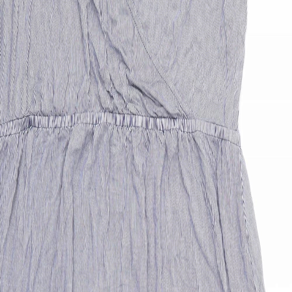 TU Womens Blue Striped  T-Shirt Dress  Size 18  - Maxi Dress