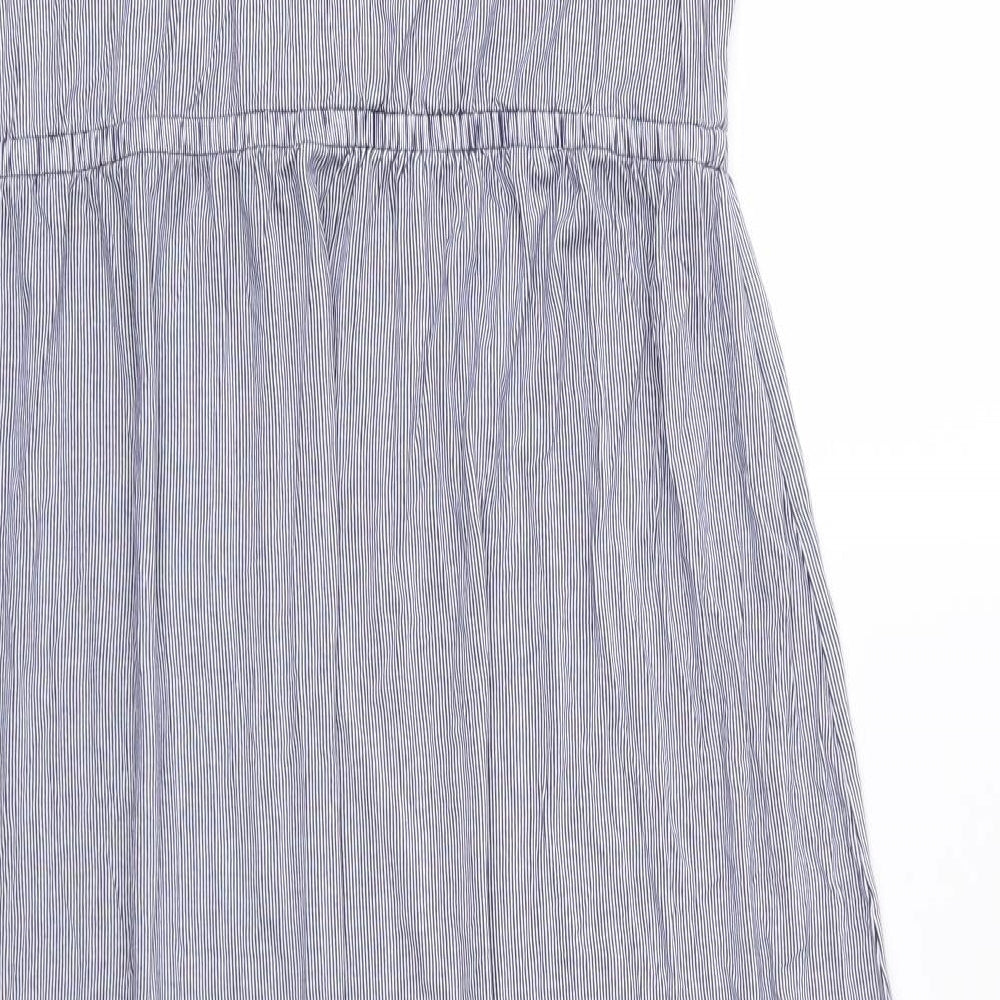 TU Womens Blue Striped  T-Shirt Dress  Size 18  - Maxi Dress