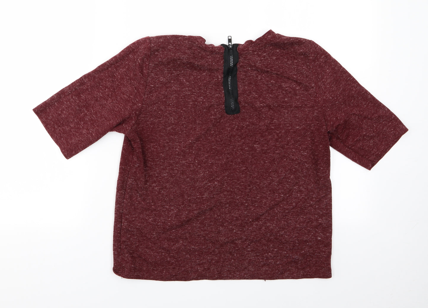 Topshop Womens Red   Basic T-Shirt Size 12  - Topshop