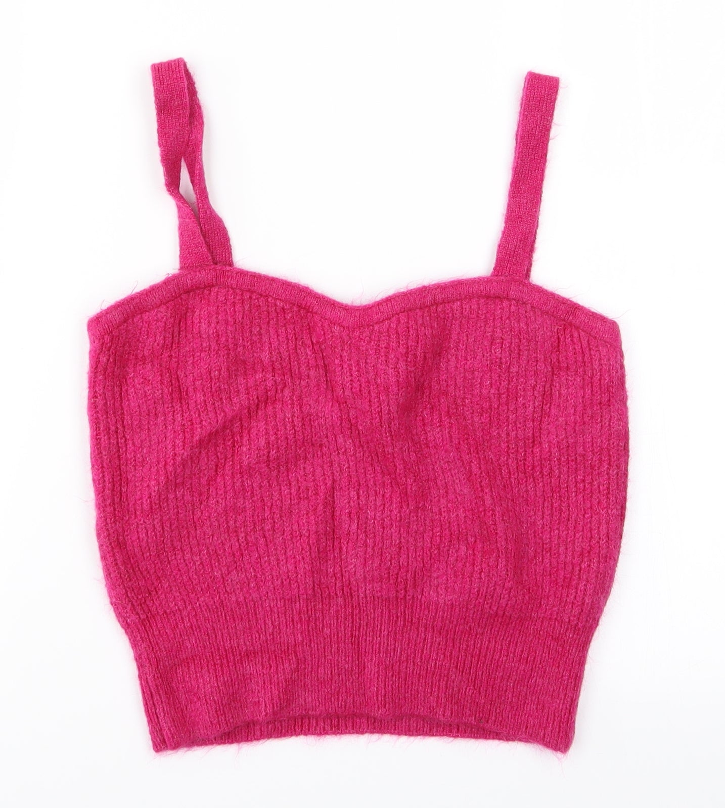 Primark Womens Pink   Vest Jumper Size 12  - Cropped