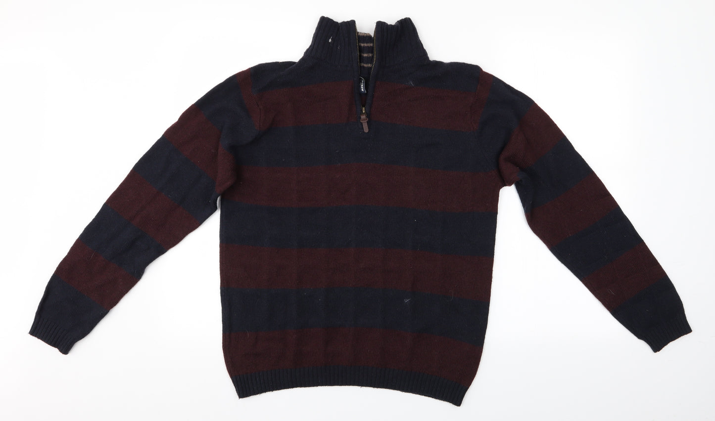 George Mens Multicoloured Striped  Pullover Jumper Size S  - Boston Crew Jumper