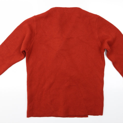 Bonmarché Womens Orange   Wrap Jumper Size 14  - Wrap