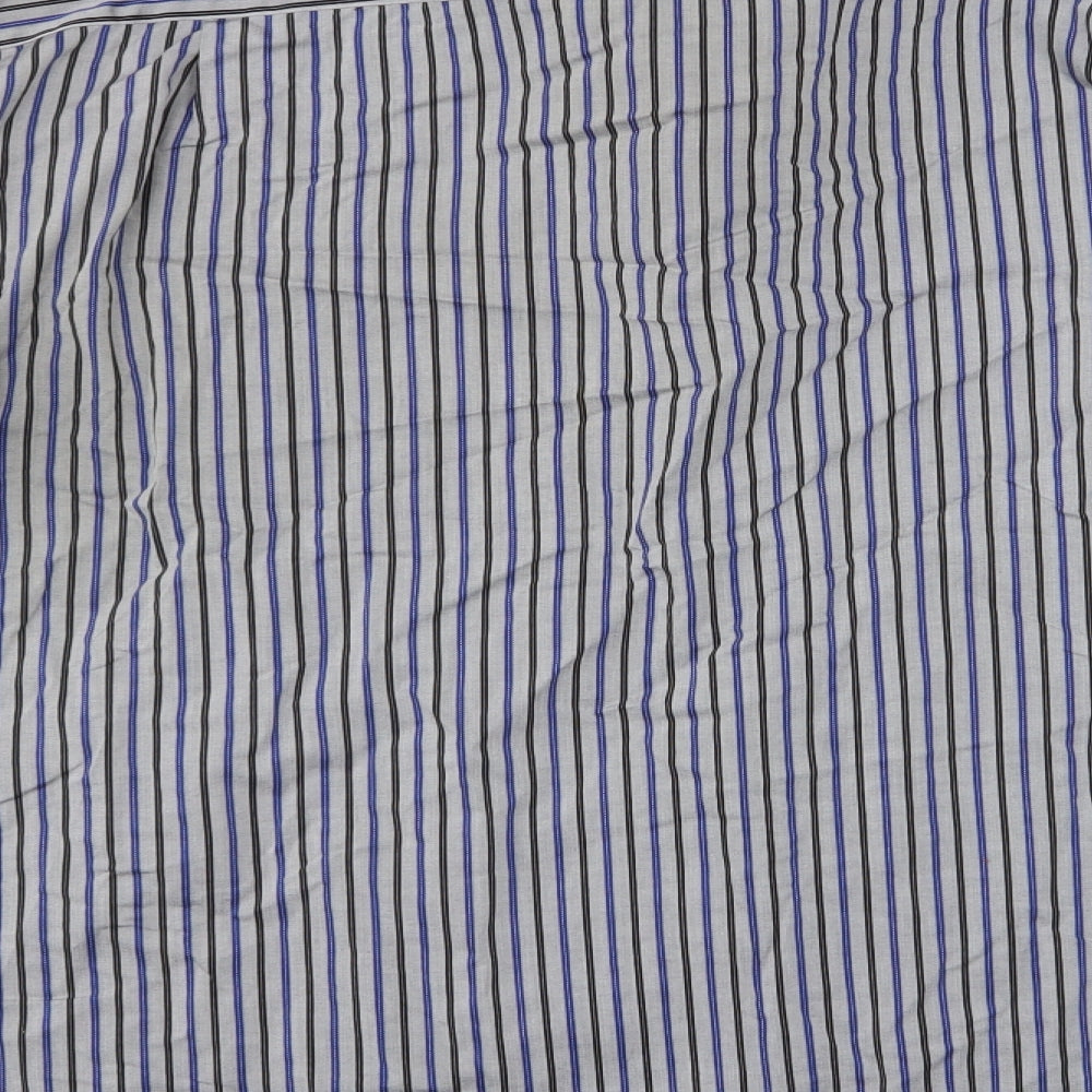 Marks and Spencer Mens Multicoloured Striped   Button-Up Size 18  - Marks and Spencer
