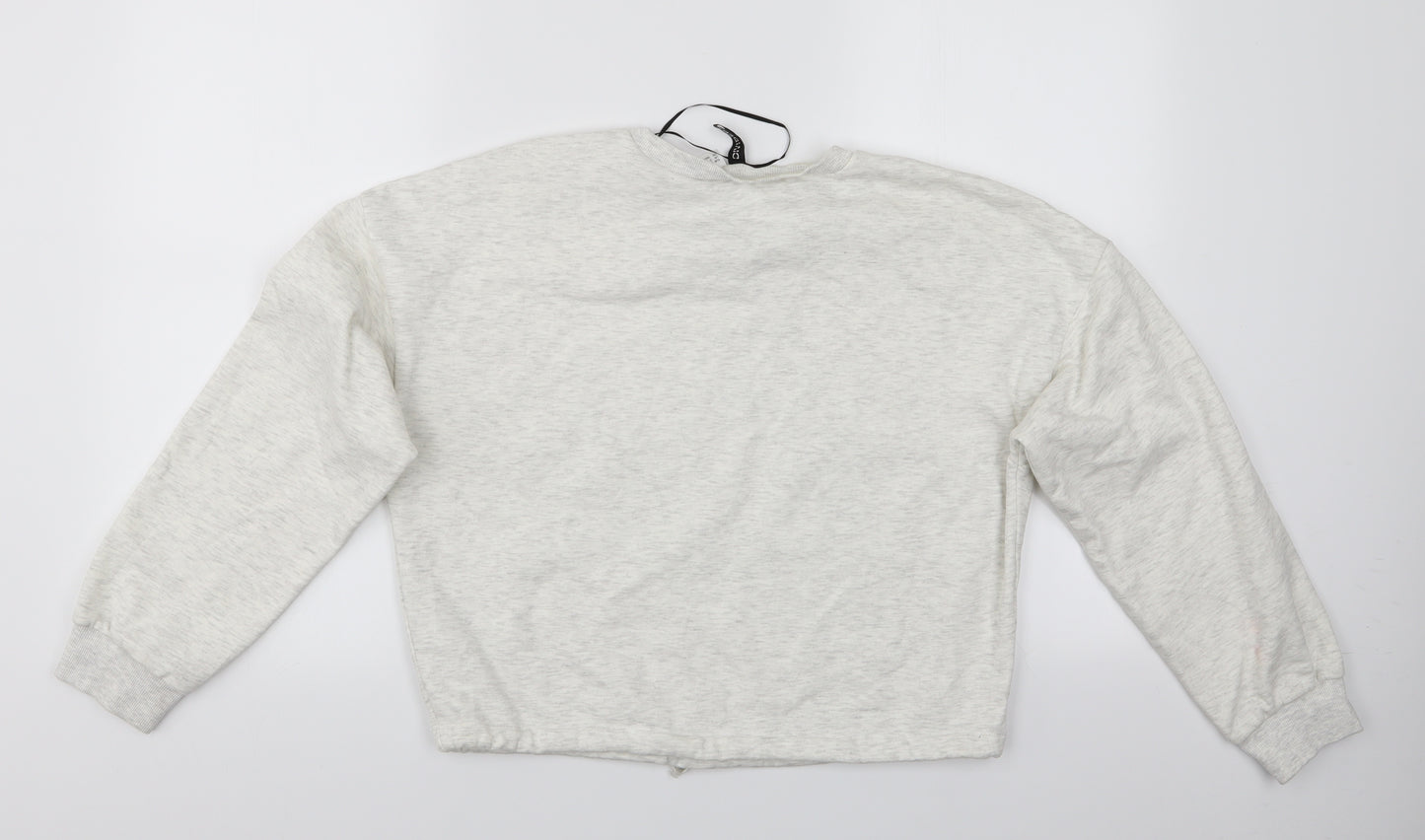 Divided Womens Ivory   Pullover Sweatshirt Size S  - Divided Sweatshirt
