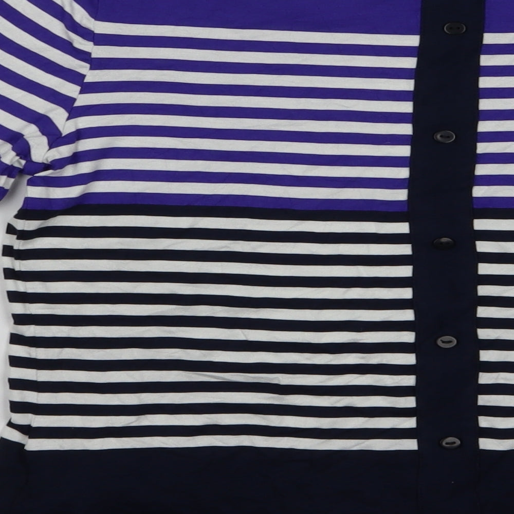 Jasper Conran Womens Multicoloured Striped  Tunic T-Shirt Size 12  - Jasper Conran