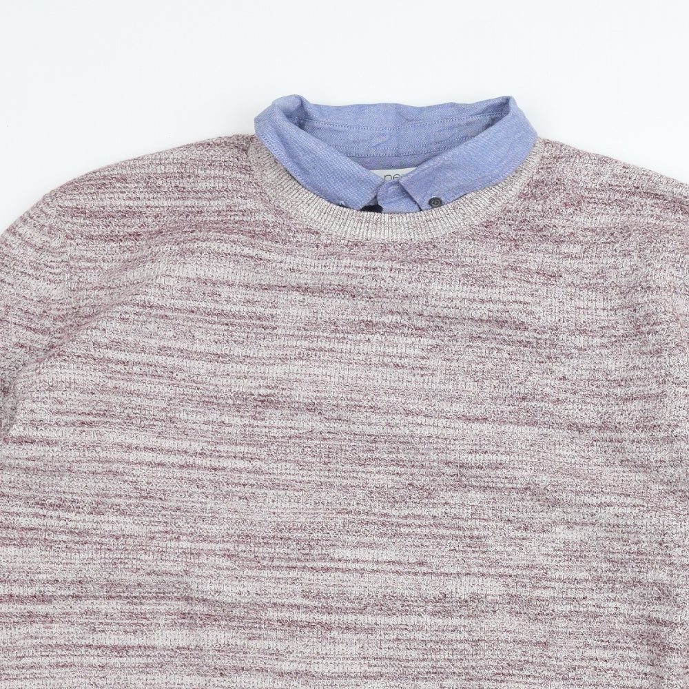 NEXT Mens Red   Pullover Jumper Size XL