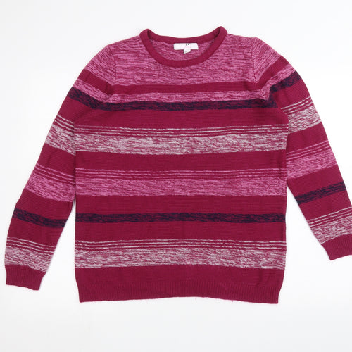 Julipa Womens Pink   Pullover Jumper Size 12