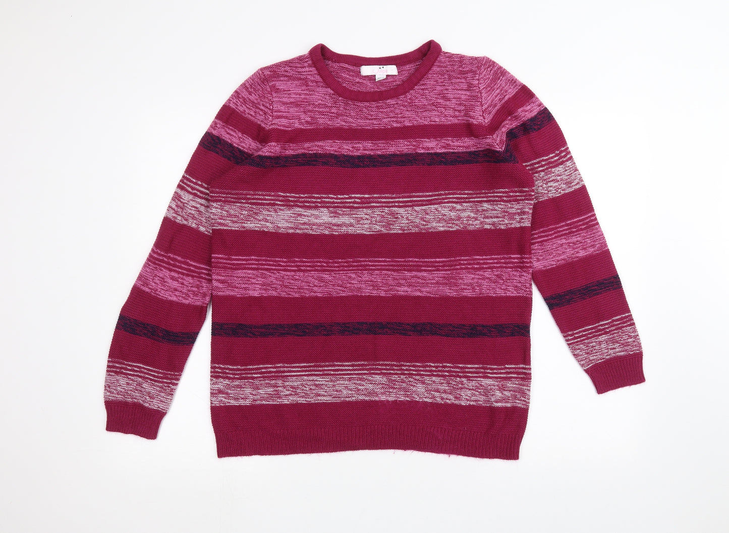 Julipa Womens Pink   Pullover Jumper Size 12