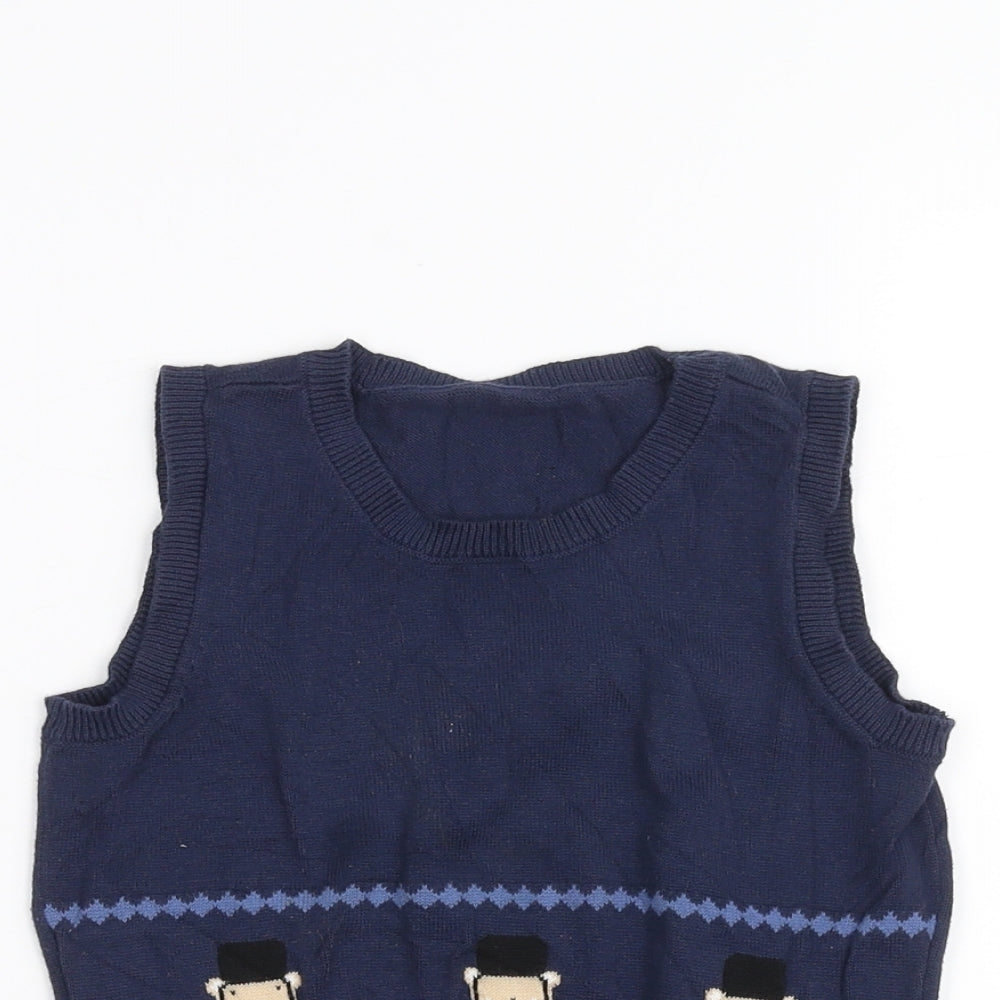 Mothercare Baby Blue   Pullover Jumper Size 18-24 Months