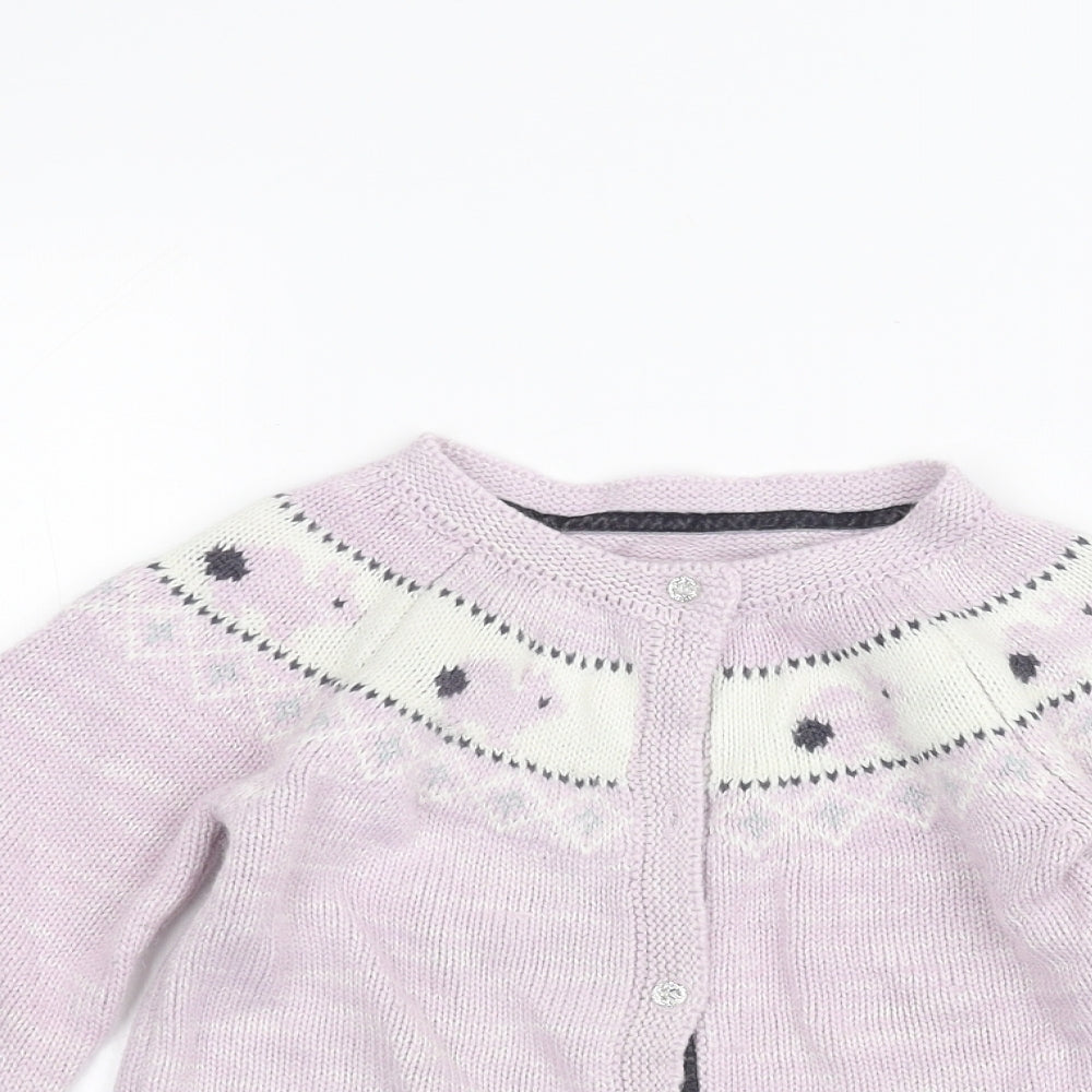 Nutmeg Girls Pink   Cardigan Jumper Size 2-3 Years