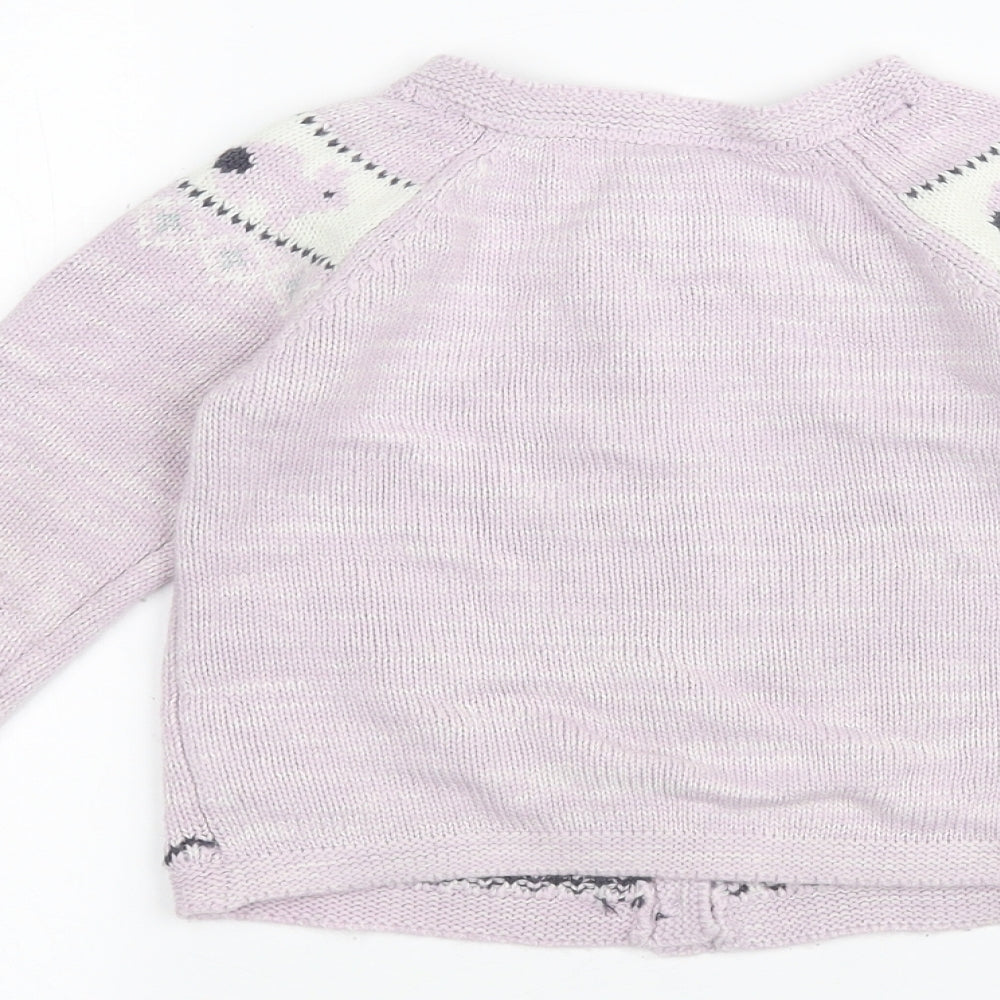 Nutmeg Girls Pink   Cardigan Jumper Size 2-3 Years
