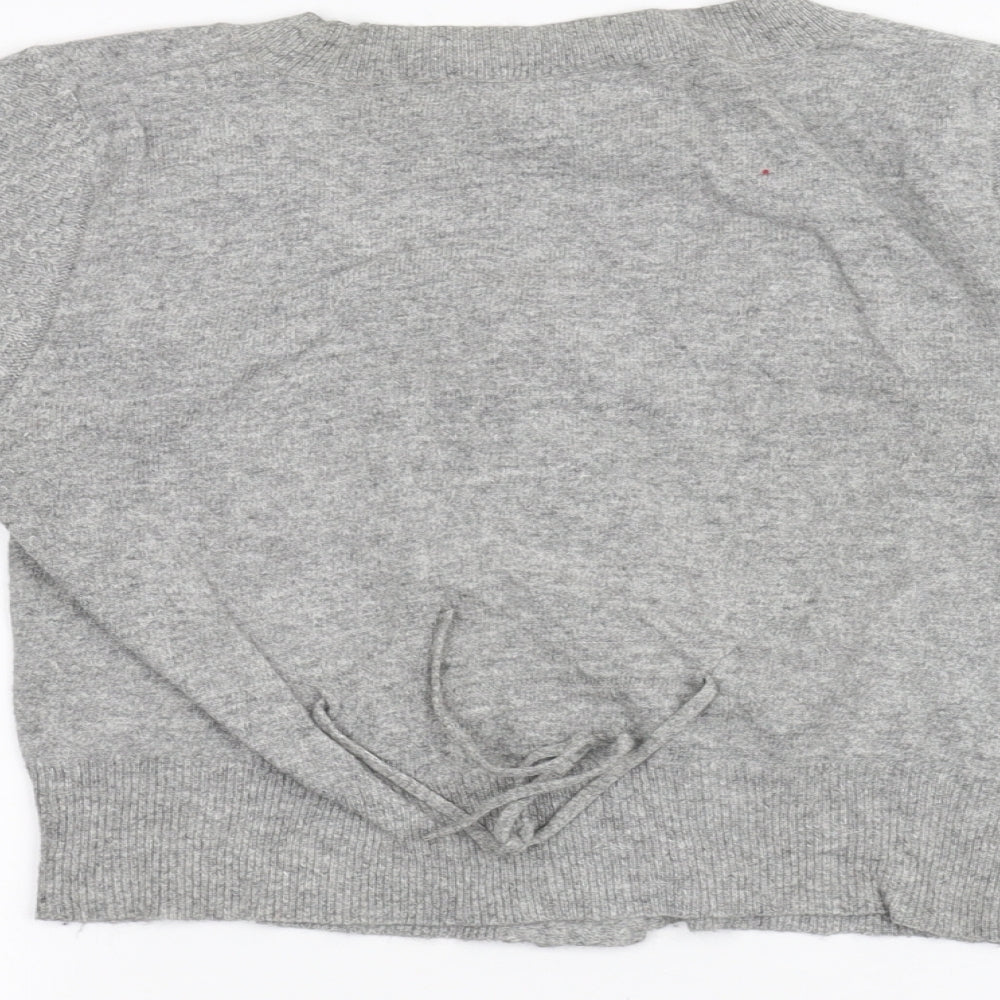 Warehouse Womens Grey   Cardigan Jumper Size 12