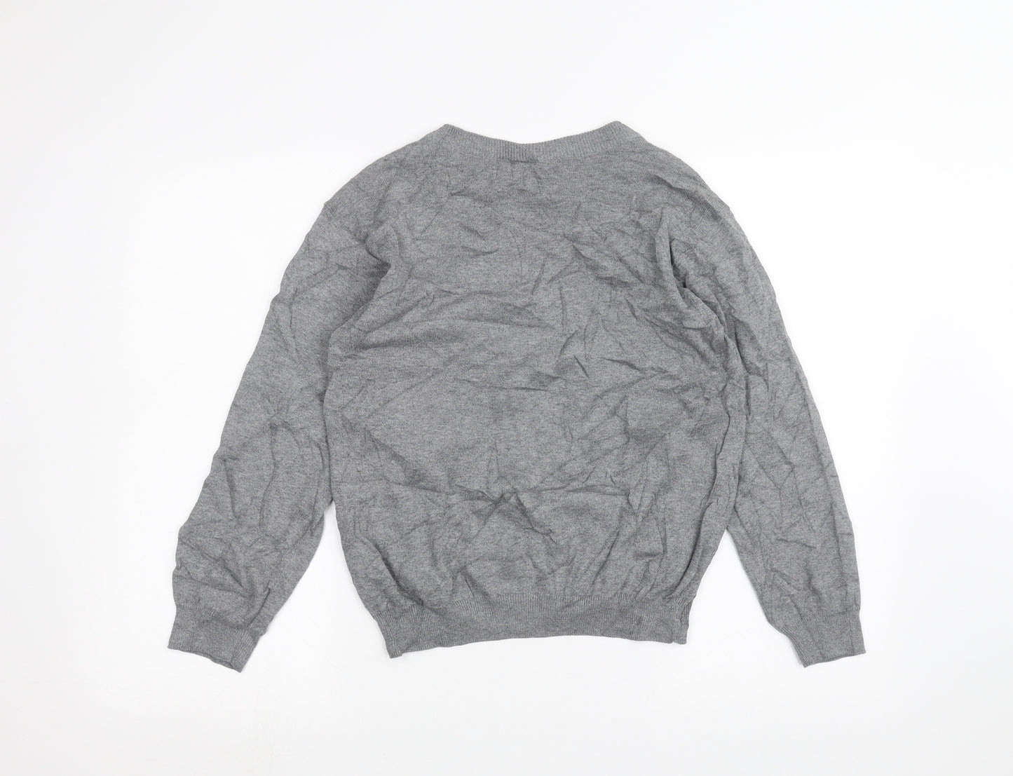 TU Girls Grey   Pullover Jumper Size 11 Years