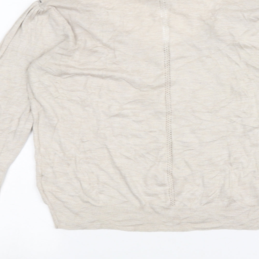 NEXT Womens White   Cardigan Jumper Size 10