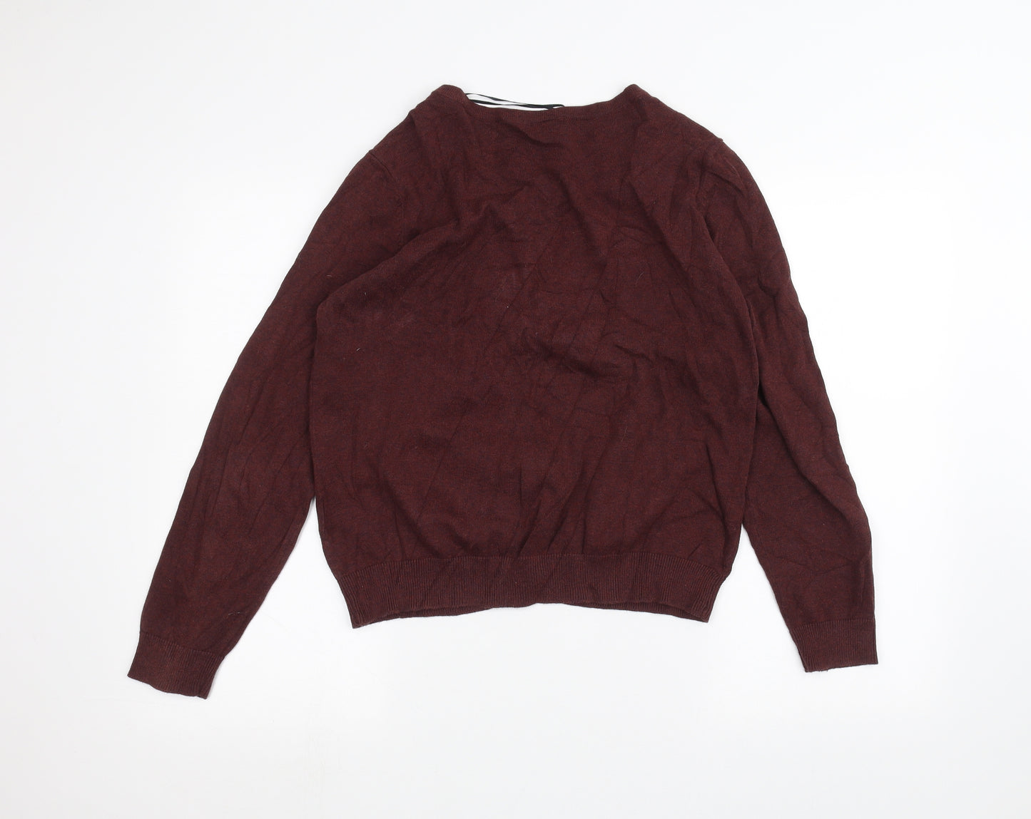 H&M Womens Red   Cardigan Jumper Size L