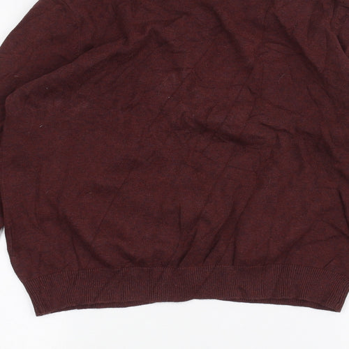 H&M Womens Red   Cardigan Jumper Size L