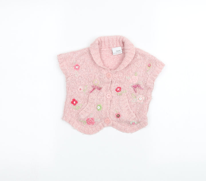 NEXT Baby Pink Jacket Coatigan Size 12-18 Months