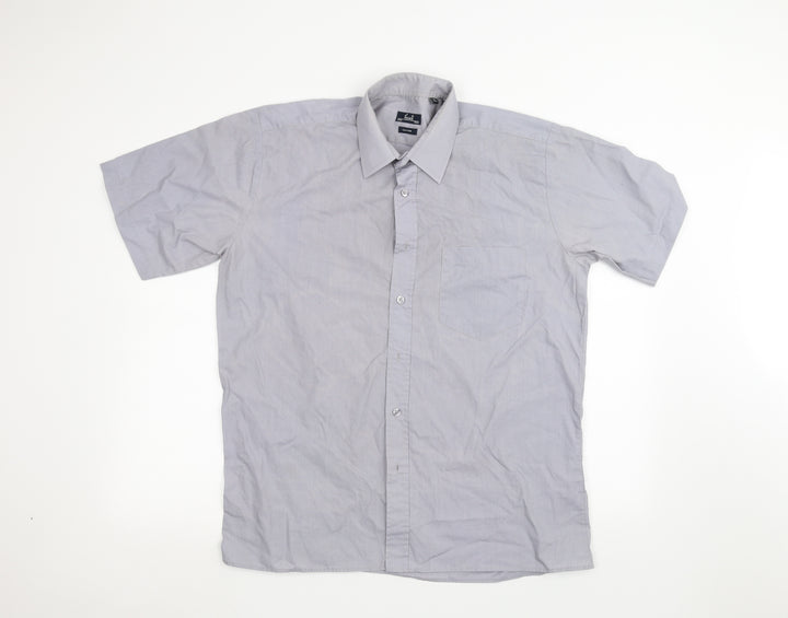 Premier Mens Blue Dress Shirt Size 16
