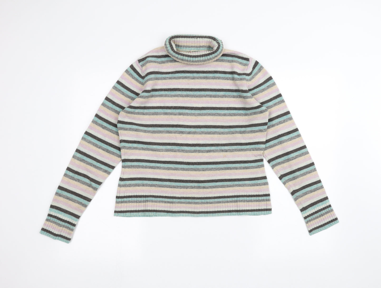 Monsoon Womens Multicoloured Striped  Pullover Jumper Size 12