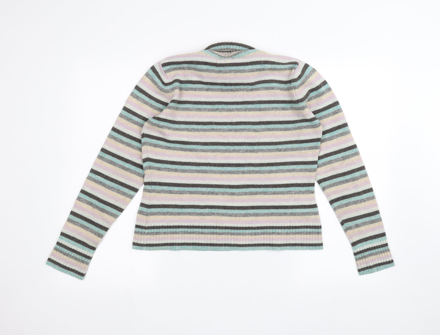 Monsoon Womens Multicoloured Striped  Pullover Jumper Size 12