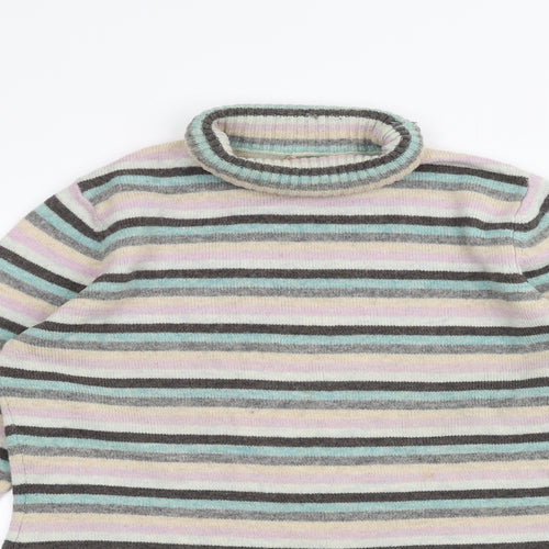 Monsoon Womens Multicoloured Striped  Pullover Jumper Size 12