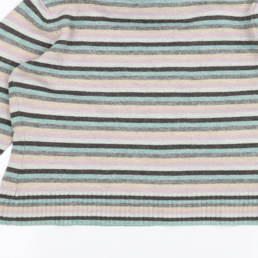 Monsoon Womens Multicoloured Striped  Pullover Jumper Size 12