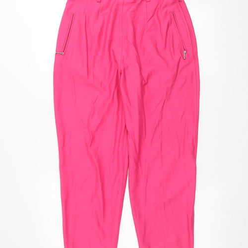 VIA MORO Womens Pink   Trousers  Size 14 L25 in