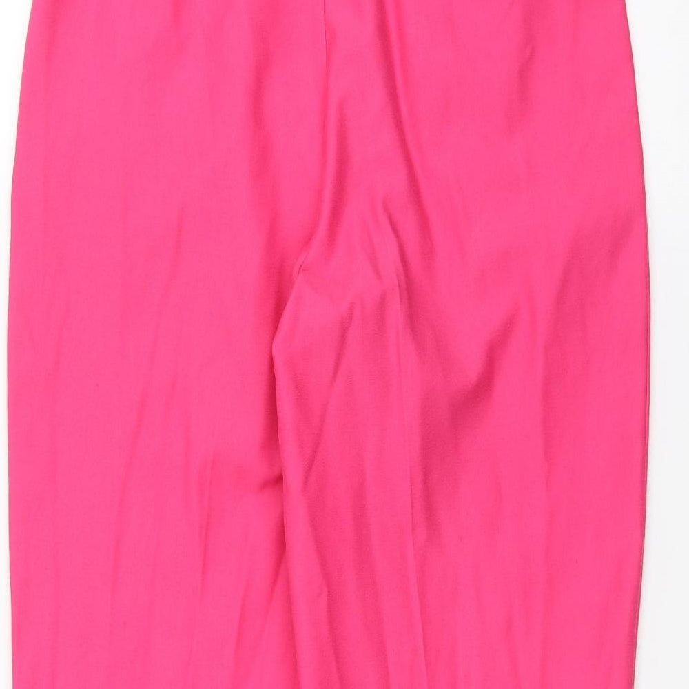 VIA MORO Womens Pink   Trousers  Size 14 L25 in