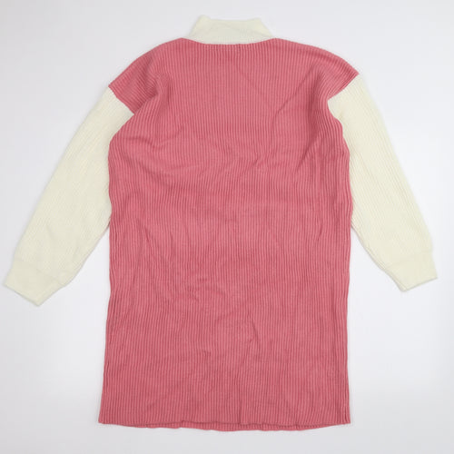 SheIn Womens Pink   Pullover Jumper Size L