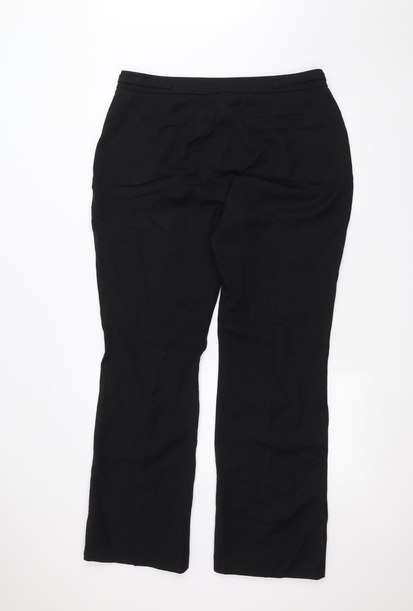 Wallis Womens Black   Trousers  Size 16 L30 in